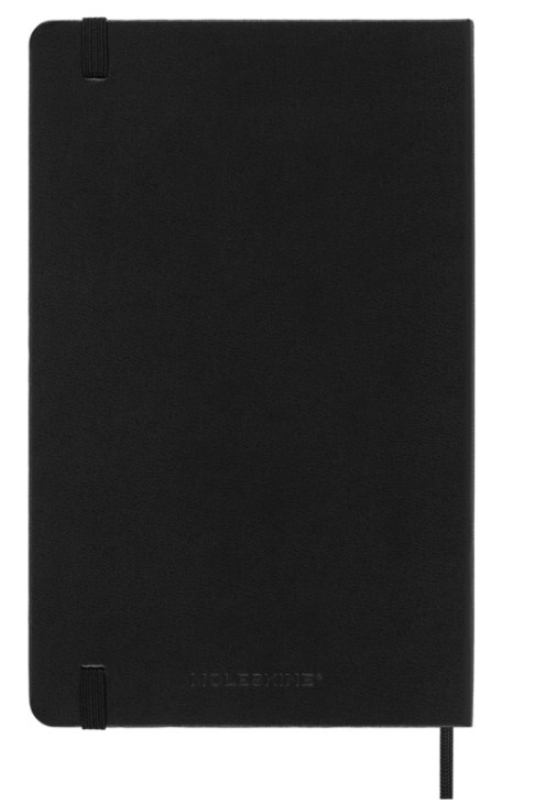Moleskine 2026-27 18M Weekly Notebook Large Hard Cover, Black