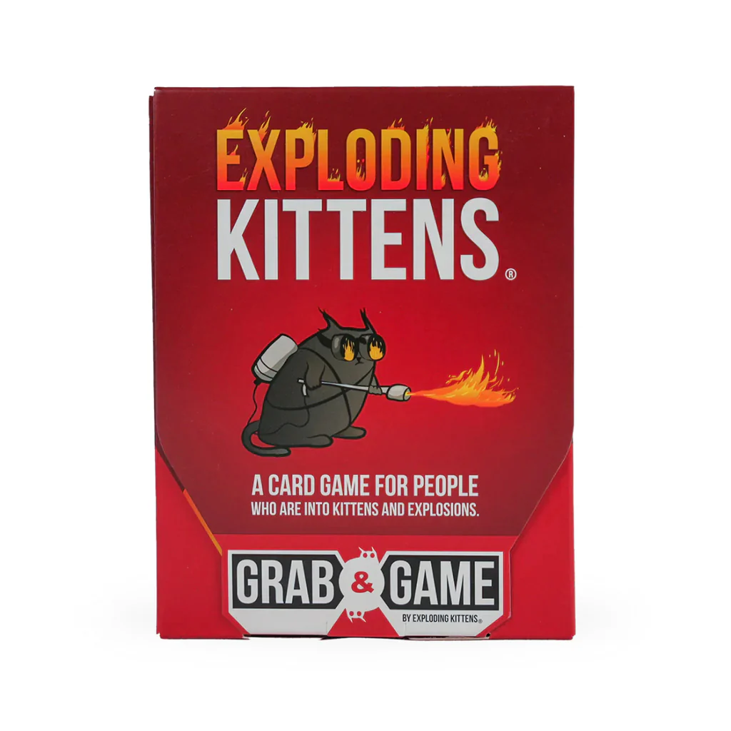 Reisimäng Exploding Kittens Grab & Game ENG
