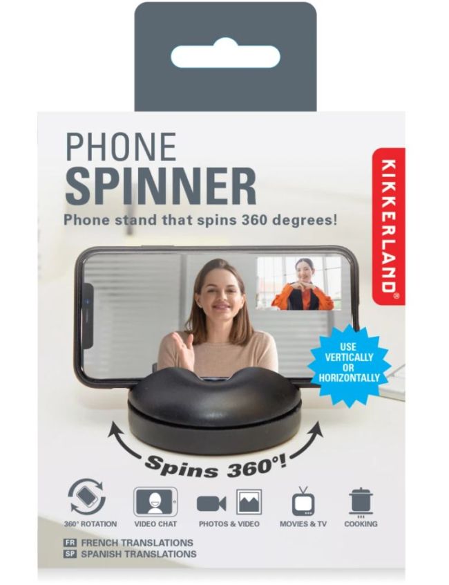 NUTITELEFONI HOIDIK PHONE SPINNER, BLACK