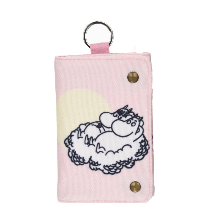 Rahakott Moomin Riding on Clouds Pink