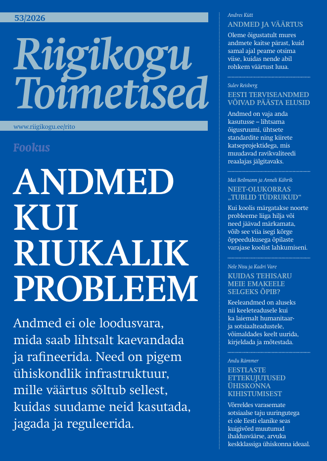 Riigikogu Toimetised nr 53