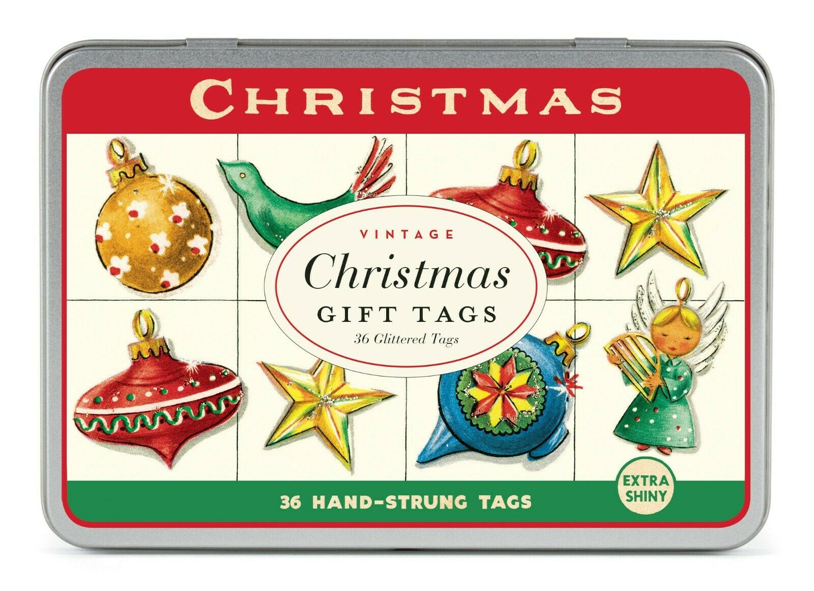 Kingituste sedelid Ornaments, Glitter, 36tk