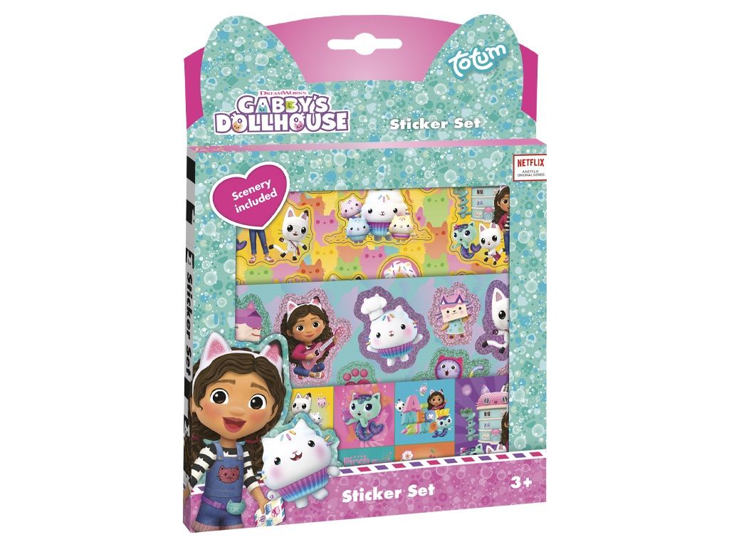 Gabby's Dollhouse kleebiste komplekt