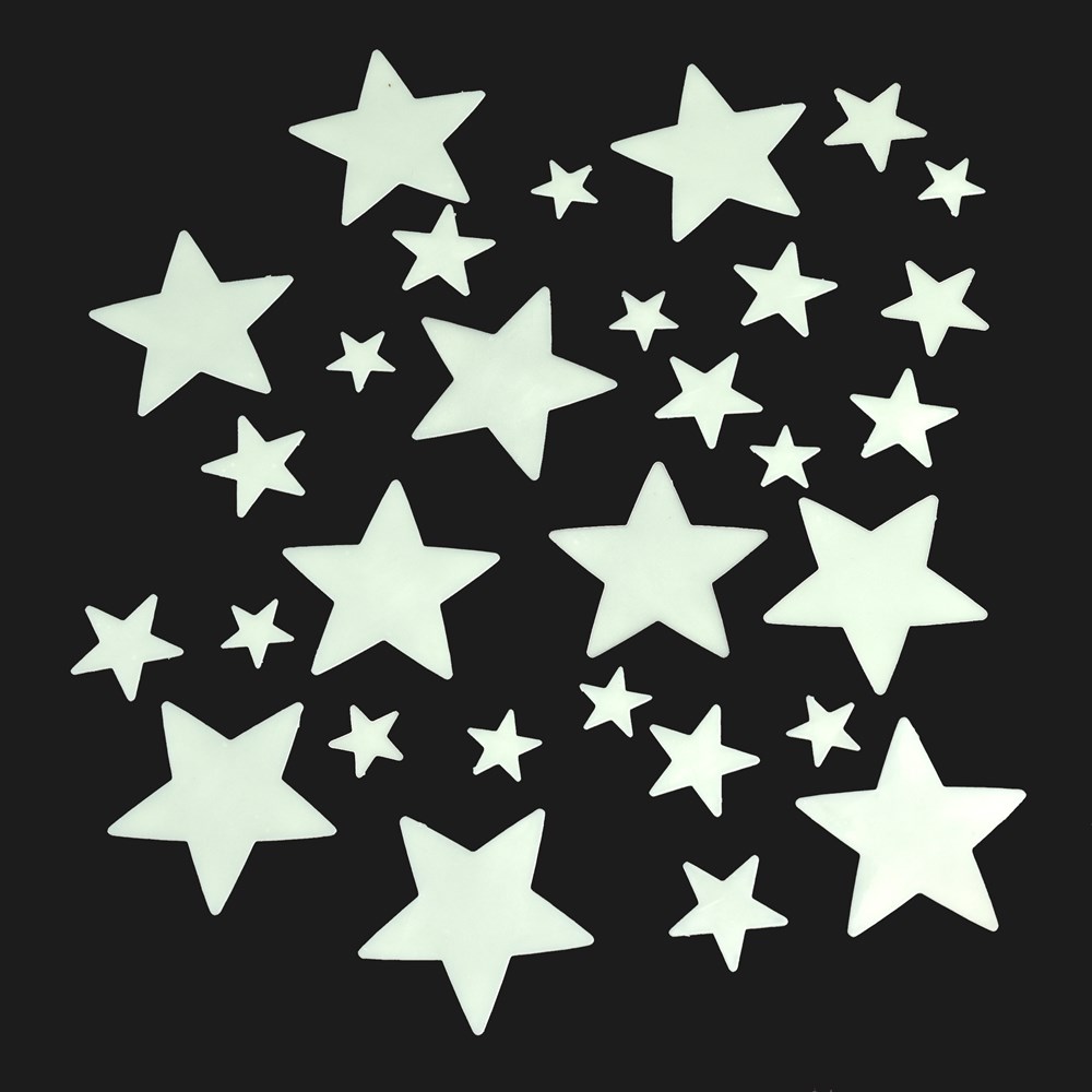 PIMEDAS HELENDAVAD TÄHED NIGHT SKY, 30TK