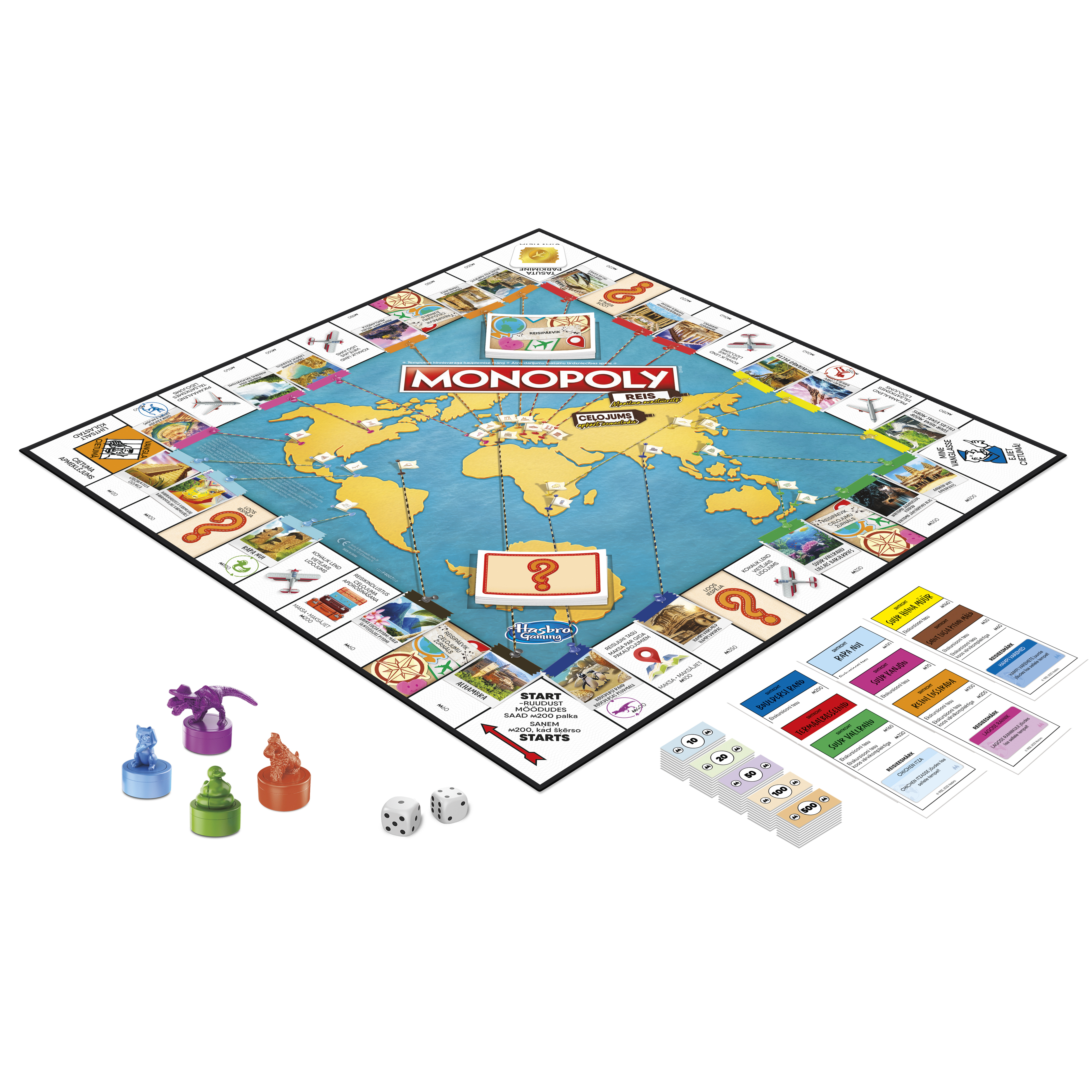 Lauamäng Monopoly Reis: Maailma avastusretk