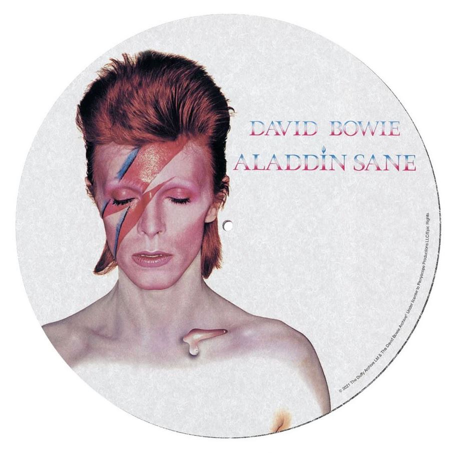 Vinüülimatt slipmat, David Bowie (Aladdin Sane)