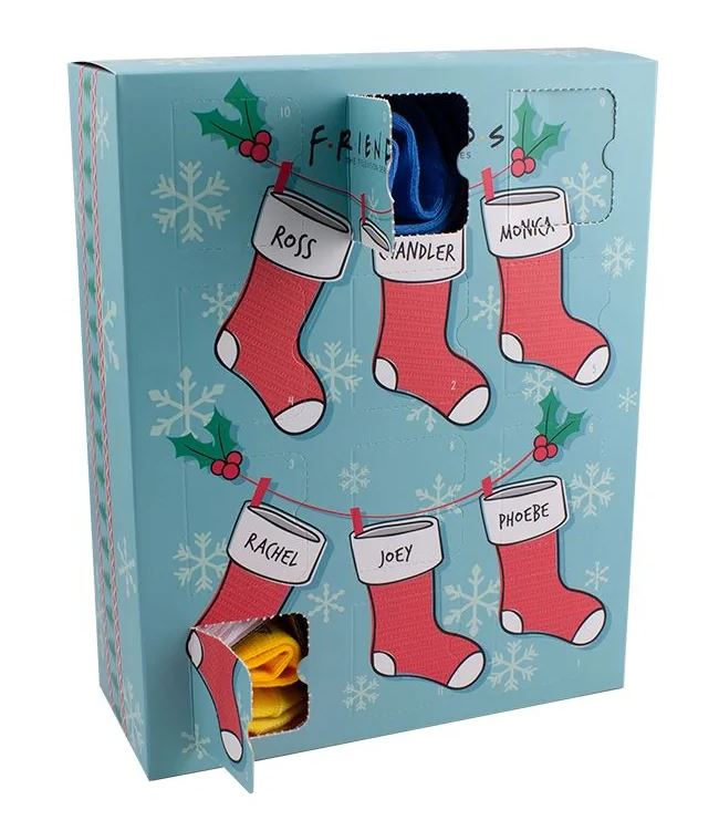 ADVENDIKALENDER FRIENDS SOCKS, 12 PAARI, 36-41