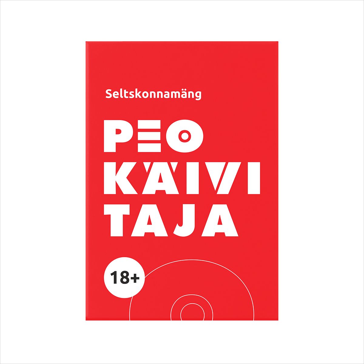SELTSKONNAMÄNG PEOKÄIVITAJA 18+