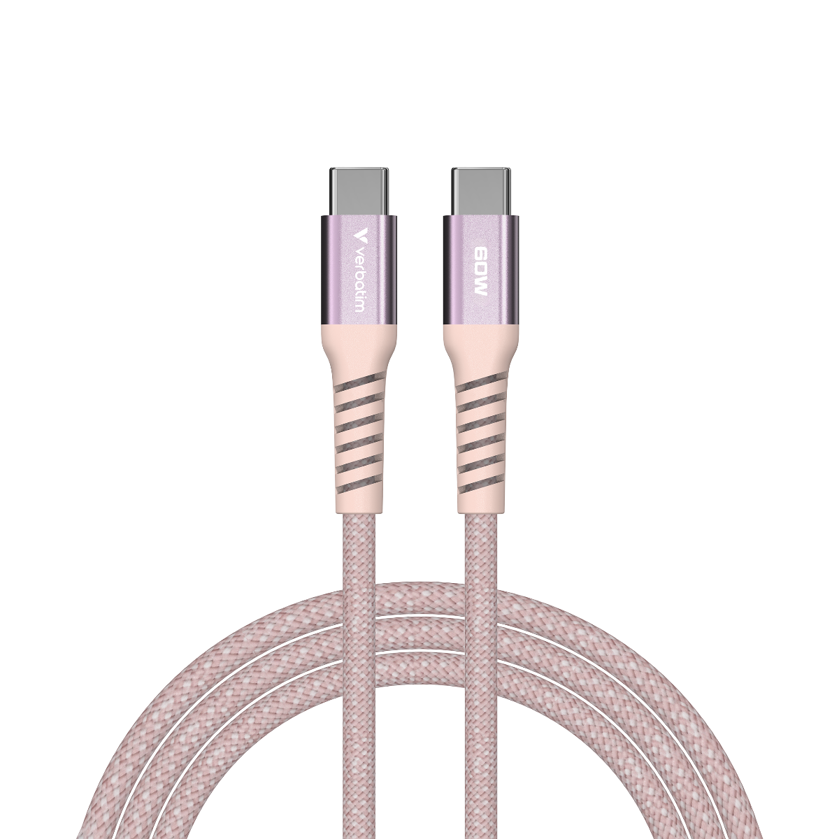 USB-kaabel USB-C USB-C 1.2m Verbatim Sync & Charge Magnetic, Roosa