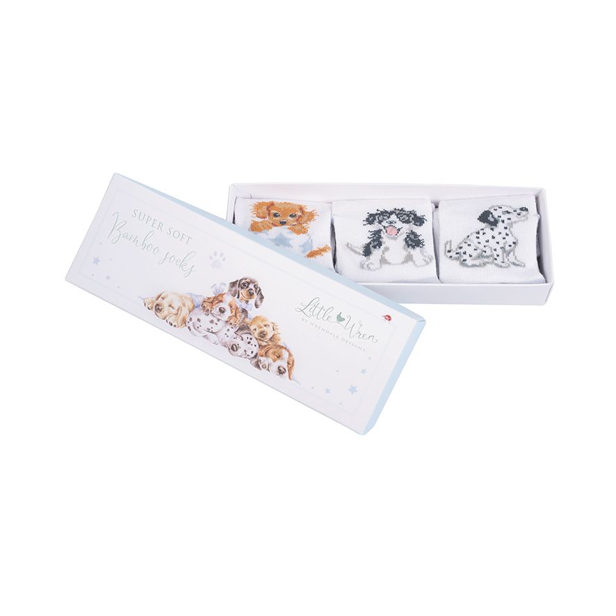 Wrendale beebisokid Little Paws, 0-6 kuud, 3 paari