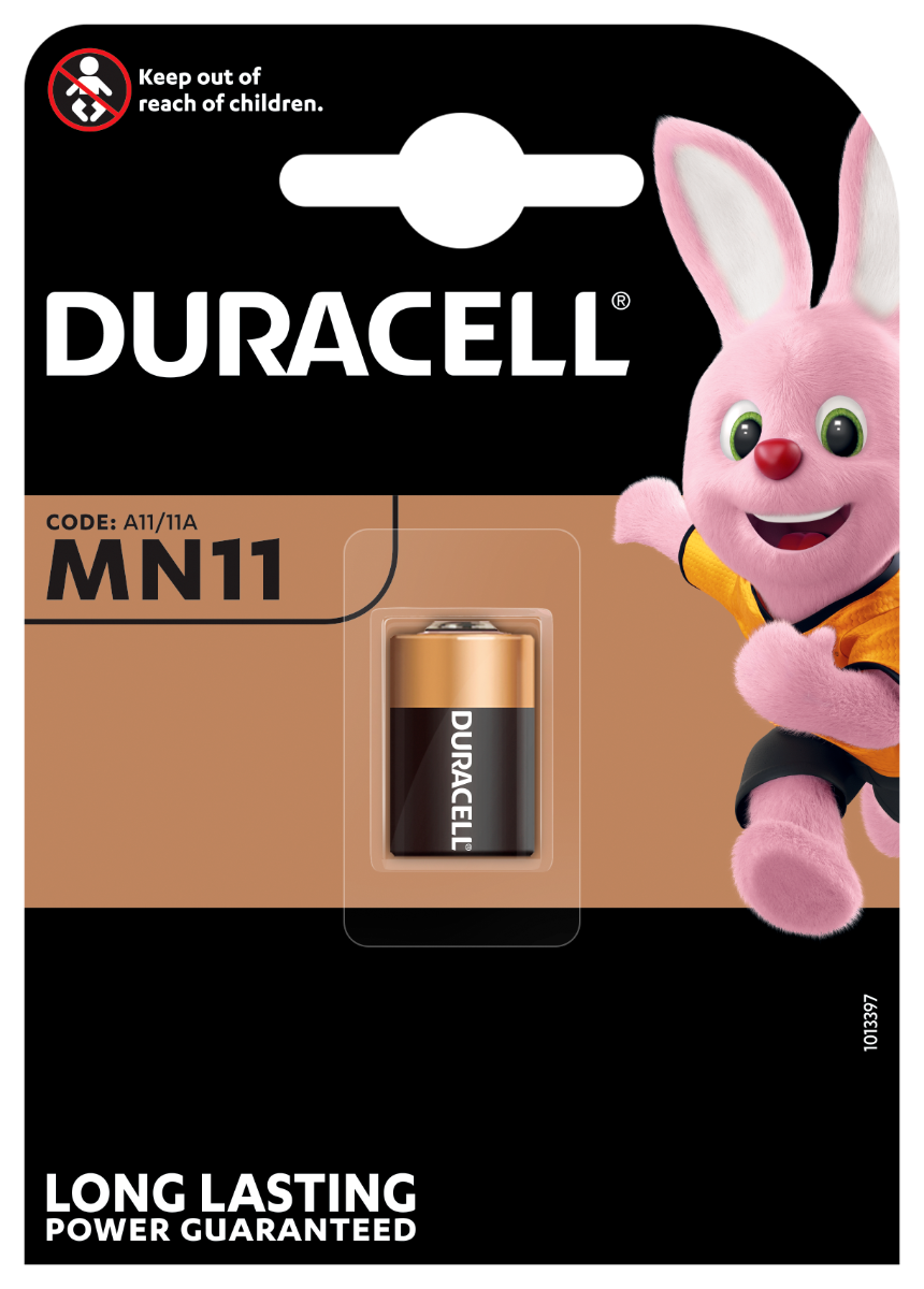 Patarei Duracell 6V h16mm diam 10mm - G11A, MN11, GP11A, A11, L1016, CX21A, CA21, E11A, WE11A