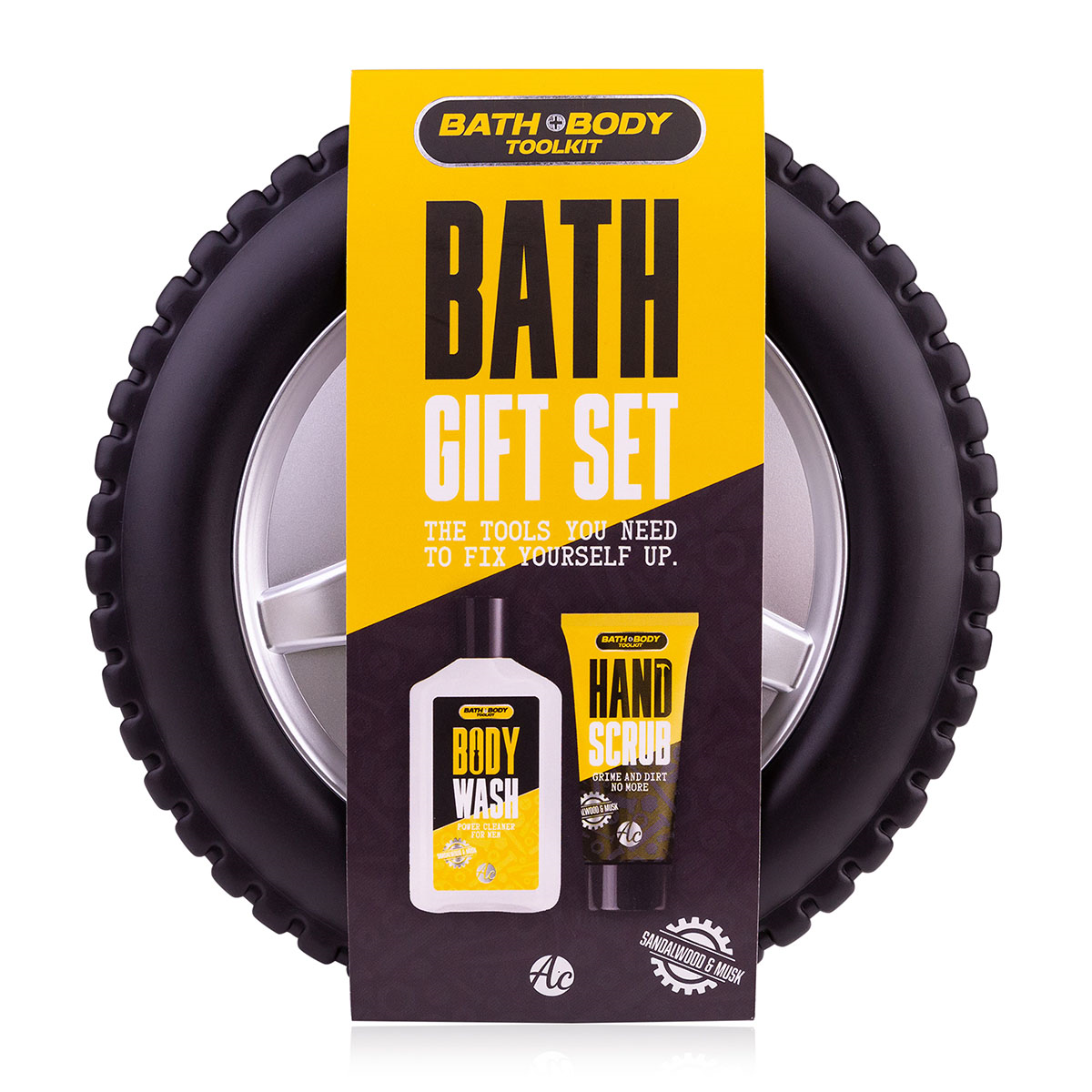 Kinkekomplekt Meestele Bath+Body Toolkit, dušigeel160 ml+kätekoorija 60ml 