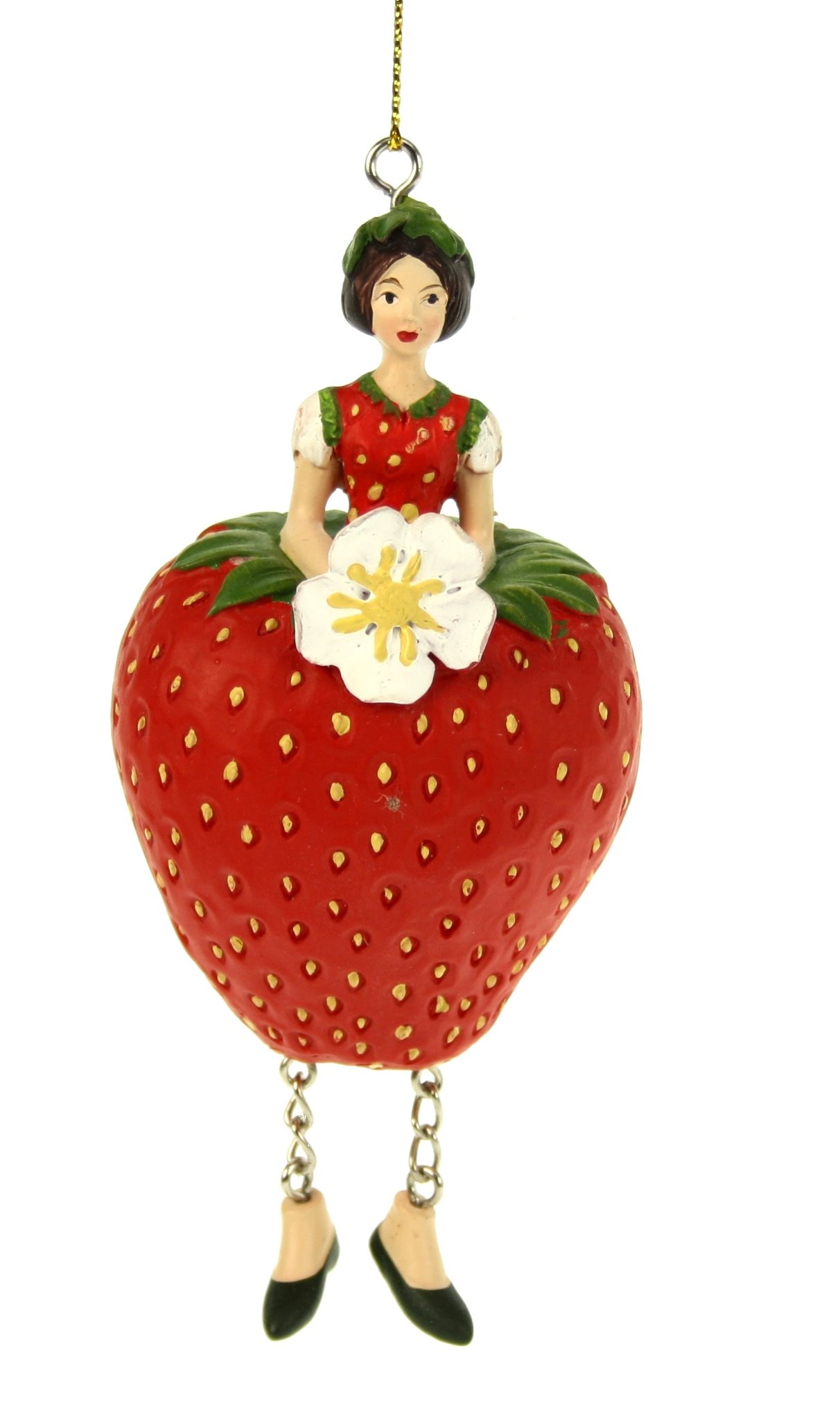 Rippuv kaunistus Flower Girl Strawberry, 11cm