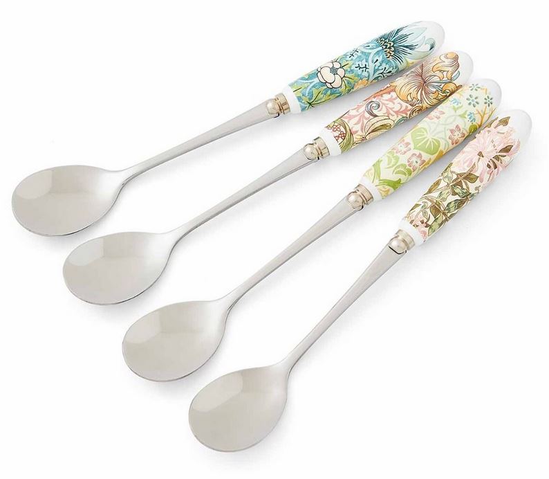 WILLIAM MORRIS TEELUSIKATE KOMPLEKT, 4TK