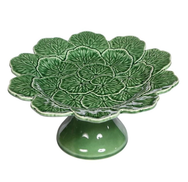 Bordallo Pinheiro koogialus Geranium Leaves, 33cm, natural