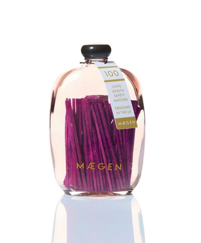 Maegen kaminatikud Bubble klaaspudelis, Pink, 100tk