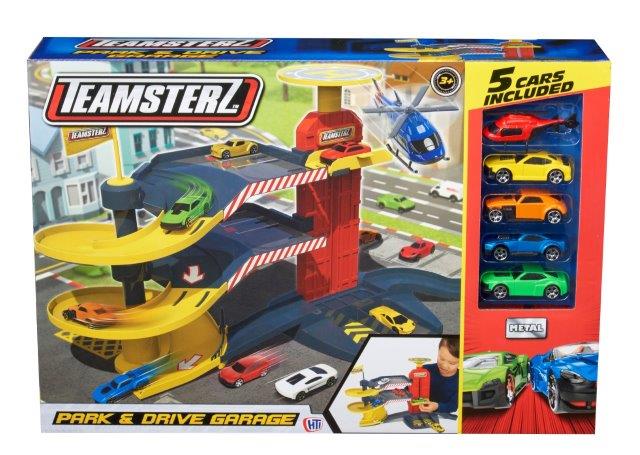TEAMSTERZ mängukomplekt Park & drive garaaž