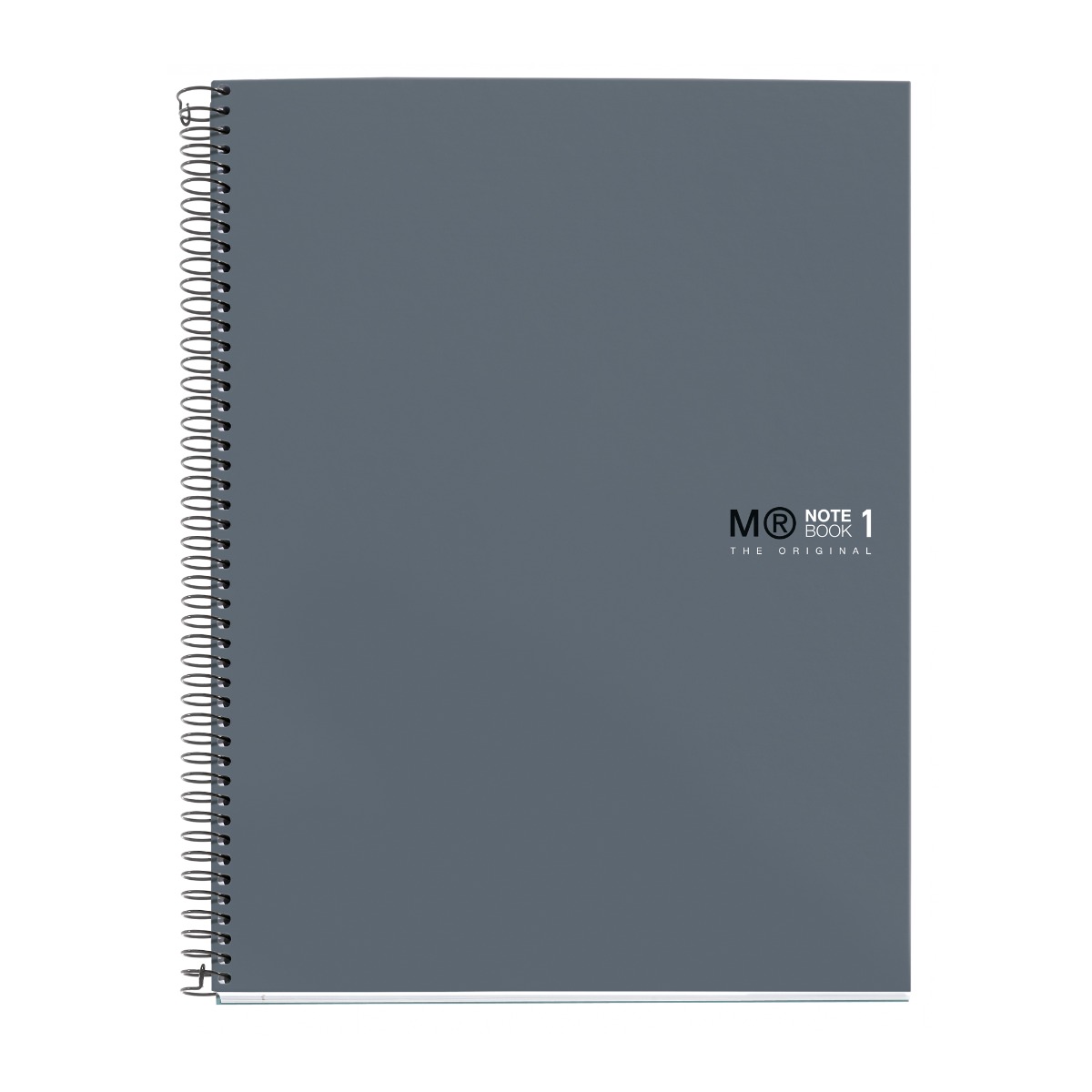 Kaustik A4 80l 5x5 joon spiraal 4-ne augustus, kartong kaanega GRAPHITE Miquelrius