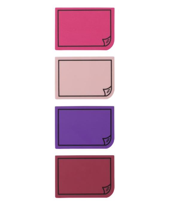 Järjehoidja Bookaroo Sticky Tabs, kleebitav, pinks
