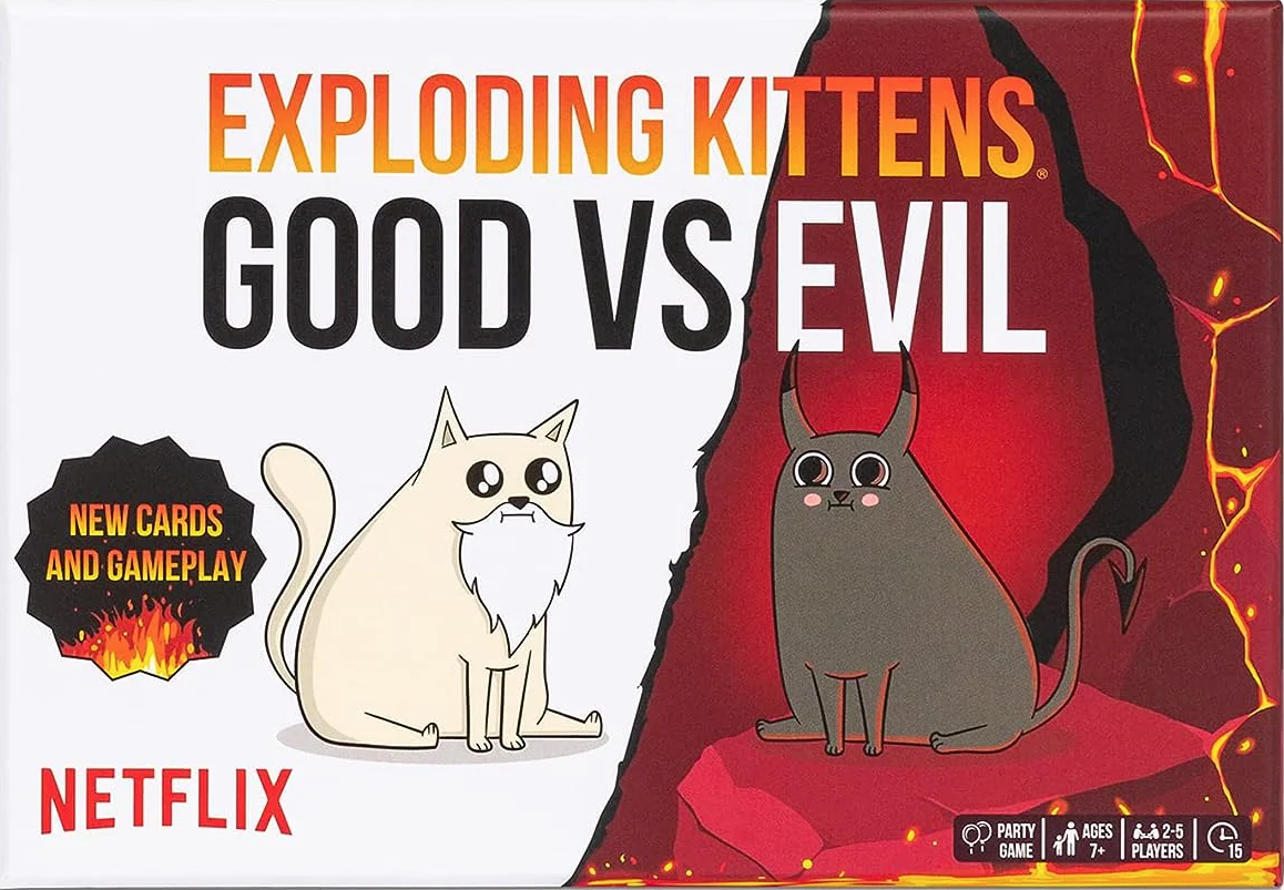 Kaardimäng Exploding Kittens Good vs Evil