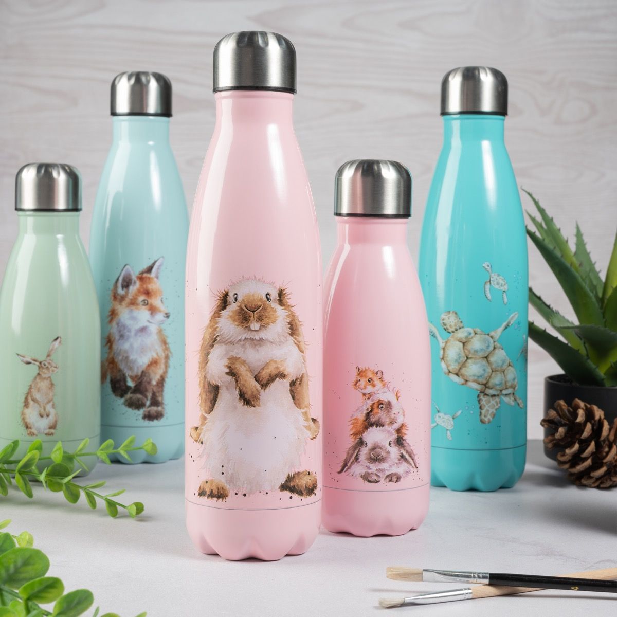 Wrendale termospudel Contentment Foxes, 500ml