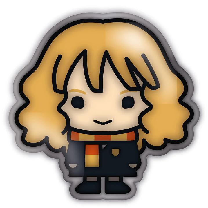 Rinnamärk Harry Potter Kawaii (Hermione)