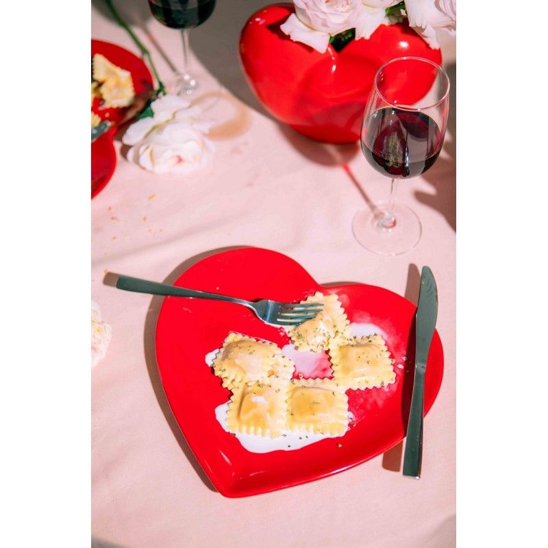 Taldrik Love, Red, 28cm