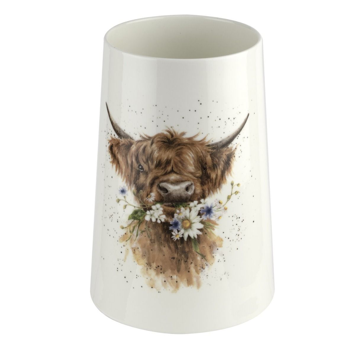 Wrendale vaas The Daisy Coo, 20cm