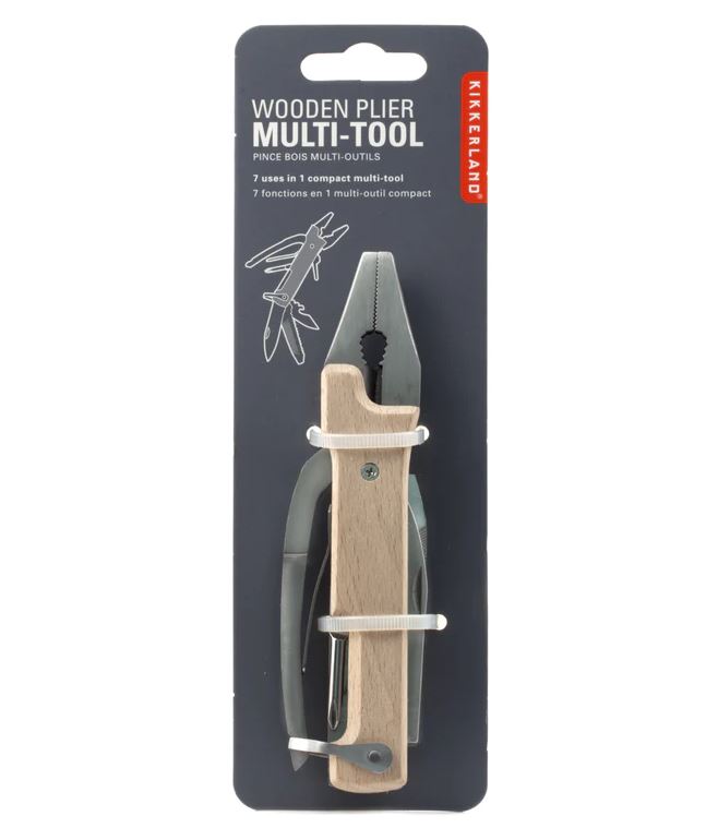 Multitööriist Pliers 7-in-1, Tool Steel & Beechwood