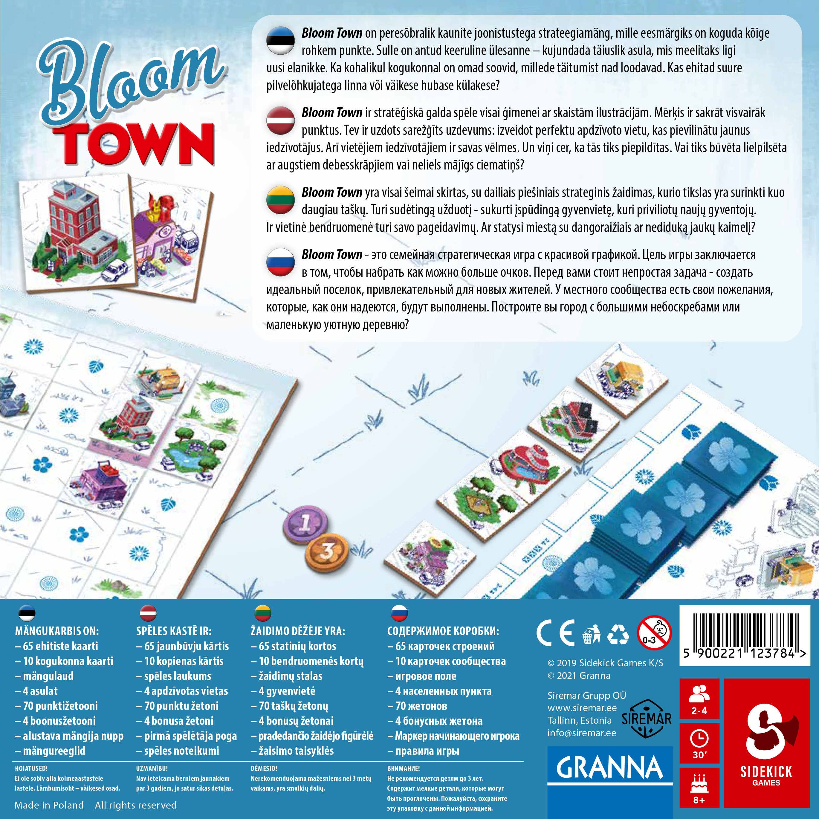 LAUAMÄNG BLOOM TOWN