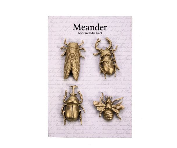 Magnetite komplekt Insect, Gold, 4tk