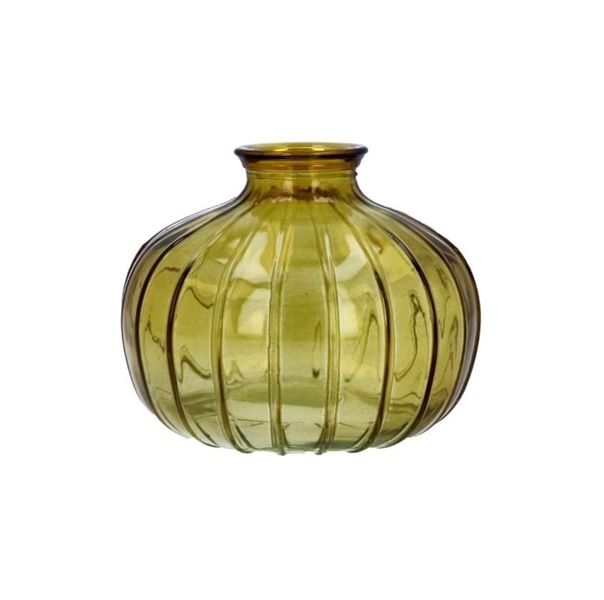 Vaas Straw Yellow Onion Bud, 9cm