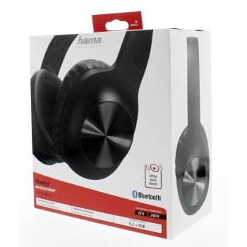 KÕRVAKLAPID+MIKROFON HAMA CALYPSO OVER-EAR HEADSET, JUHTMEVABAD - BLUETOOTH, BLACK/MUST