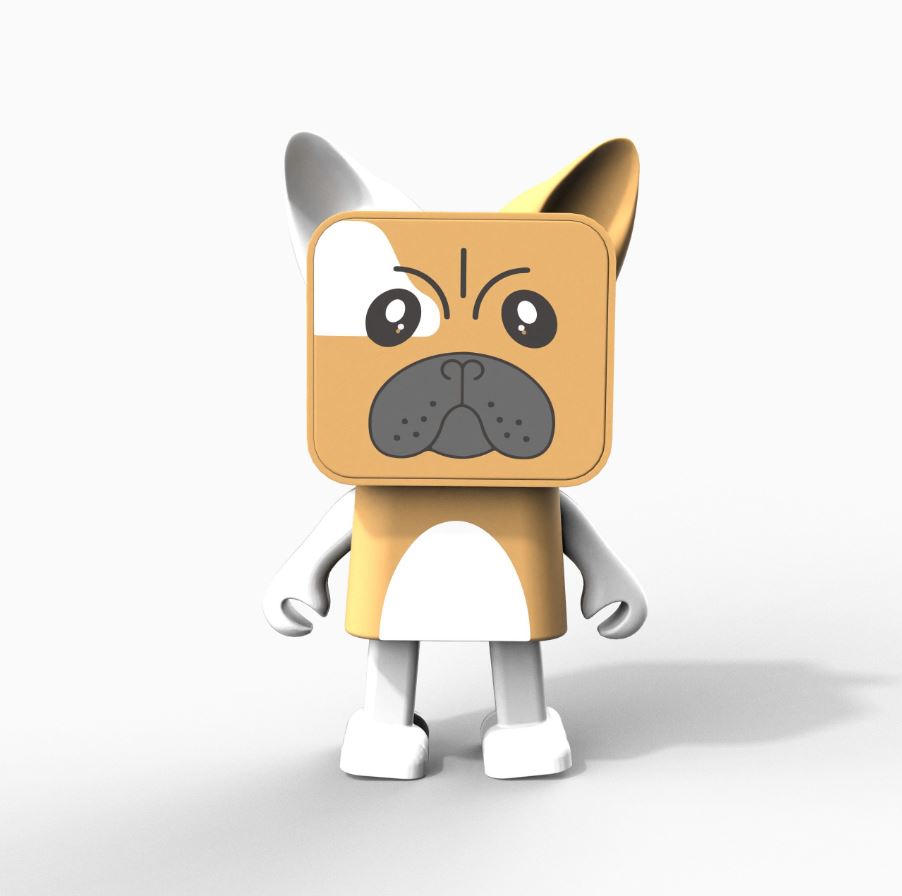 MOB KÕLAR BLUETOOTH 3W DANCING ANIMALS - BULLDOG