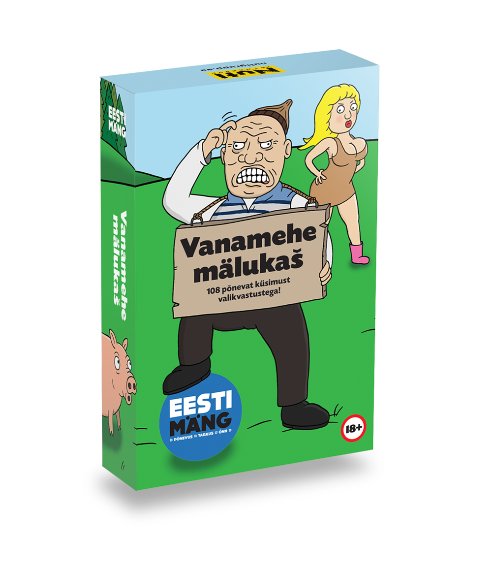 Kaardimäng Eesti mäng. Vanamehe mälukaš