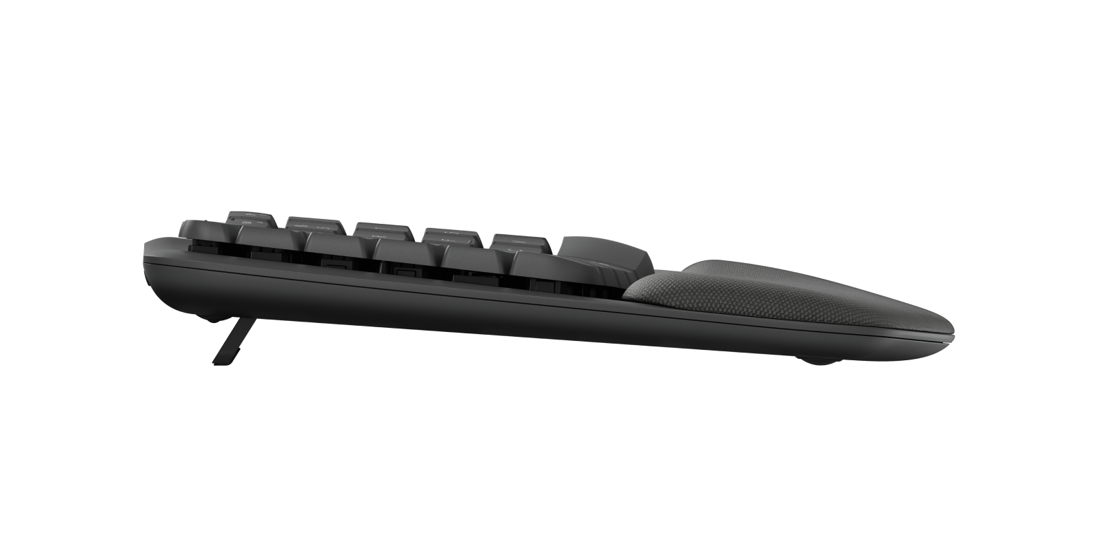 Klaviatuur Logitech Wave Keys, Wireless Bolt Bluetooth LE/2.4GHz, 2xAAA, US-English, Graphite