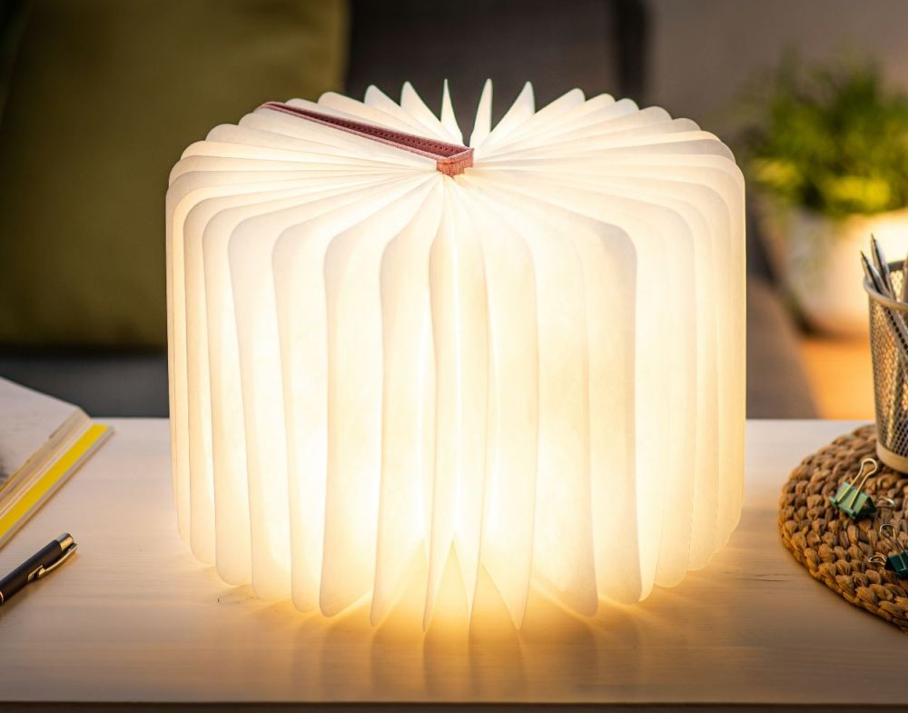 VALGUSTI LED SMART BOOK LIGHT PINK LINEN, LARGE