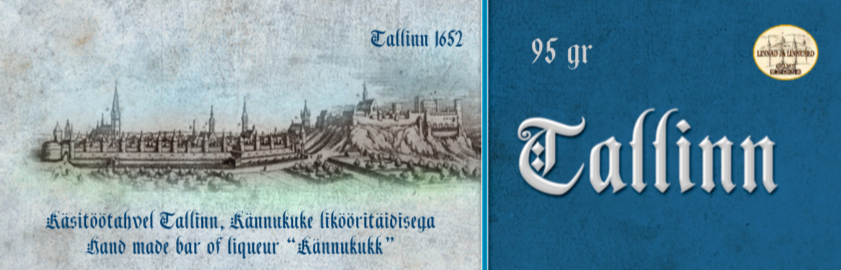 Šokolaad Tallinn, 95g  (likööri täidisega)