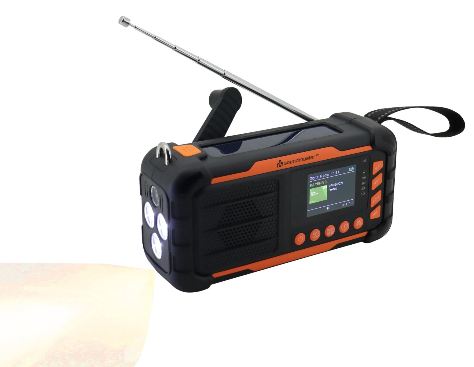 Kriisiraadio Soundmaster DAB115SW