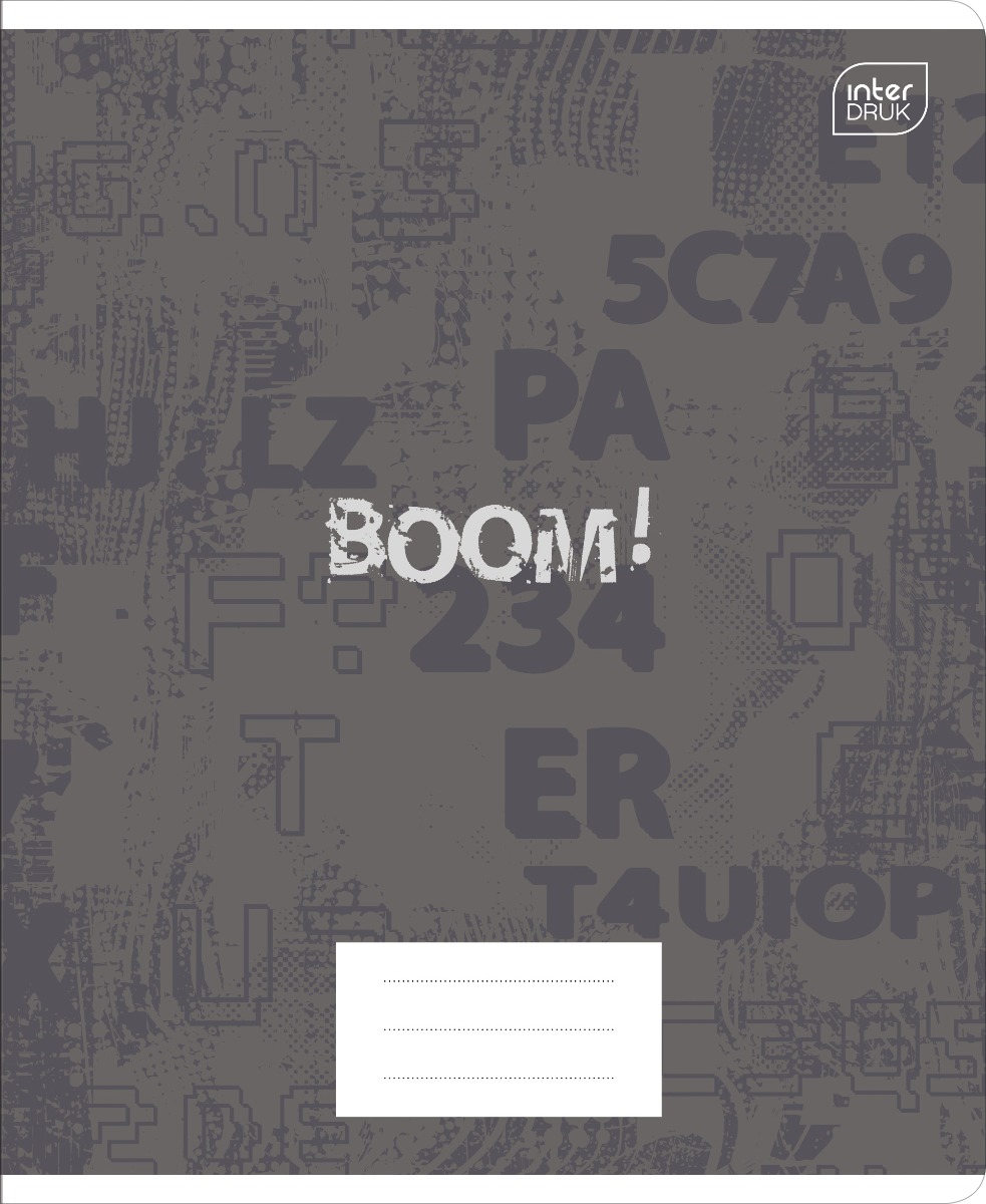 Kaustik 165x208 96 lehte, jooneline Notebook assortii Interdruk