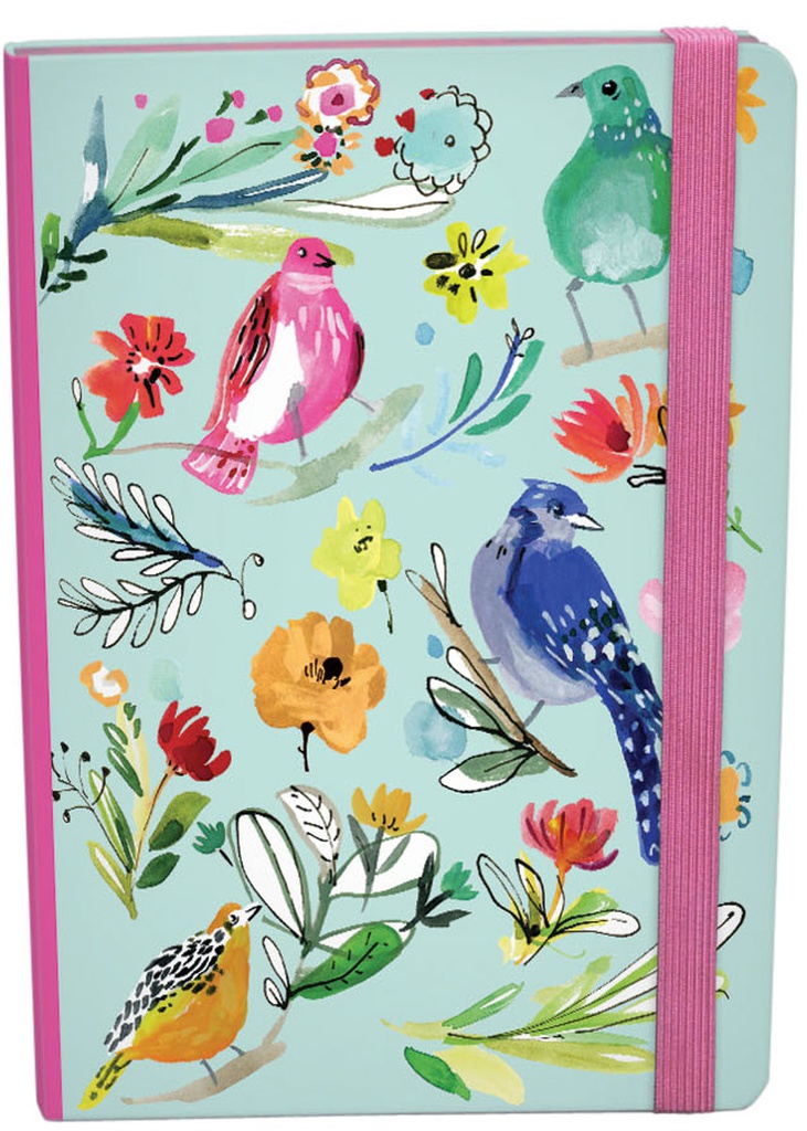 Visandimärkmik kummipaelaga Blue Bird Life, A5
