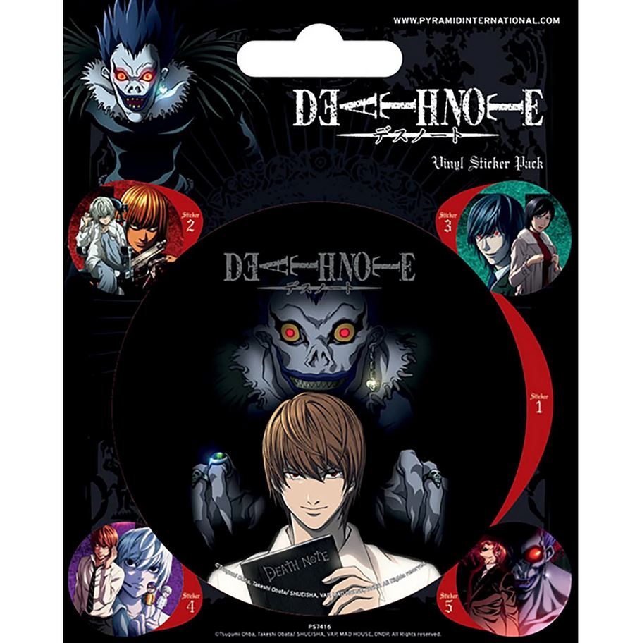 Kleepsud Death Note, 5tk