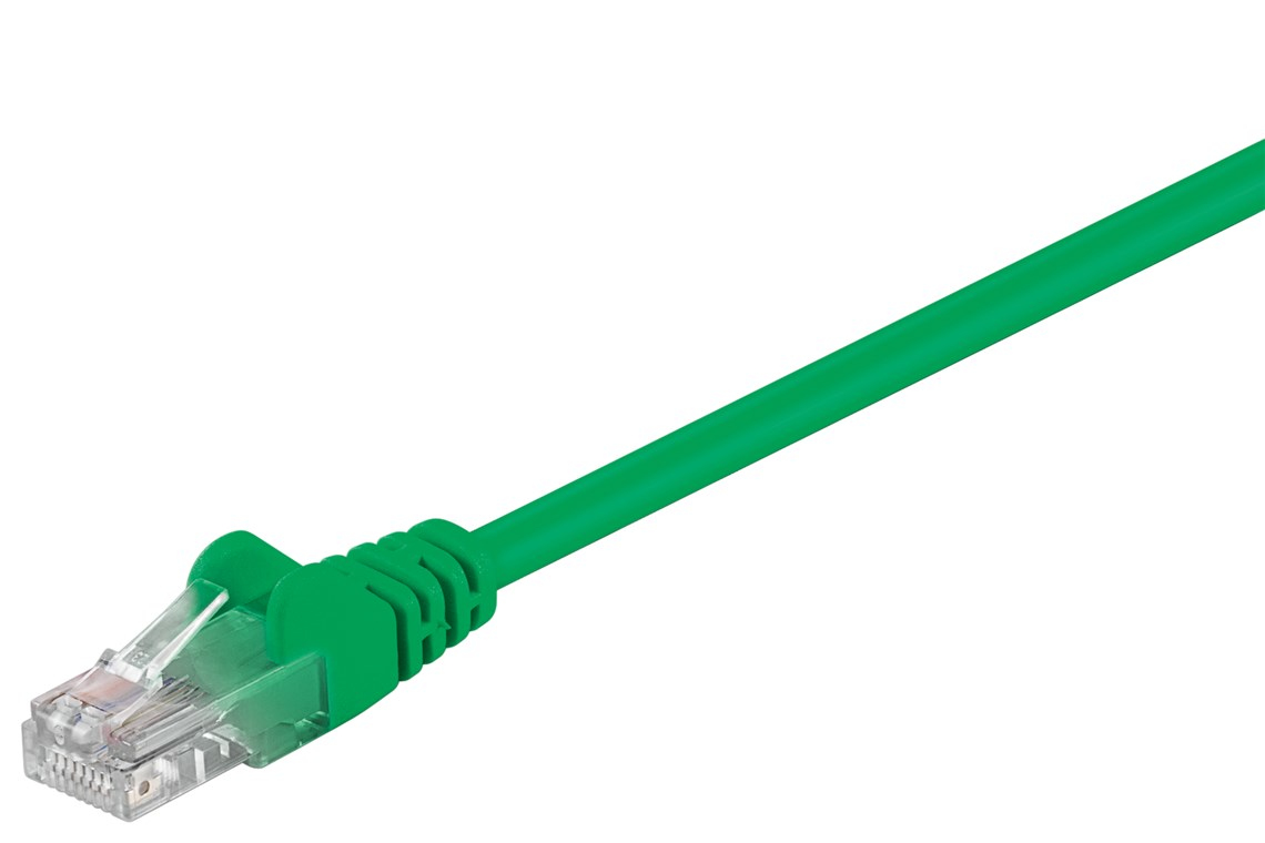 Võrgukaabel Cat5e UTP 1.5m, roheline, CCA