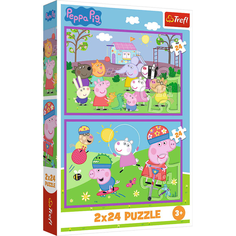 Puslekomplekt 2x24 tk Põrsas Peppa