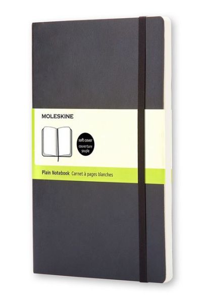 Moleskine Notebook Large Plain Black Soft Cover