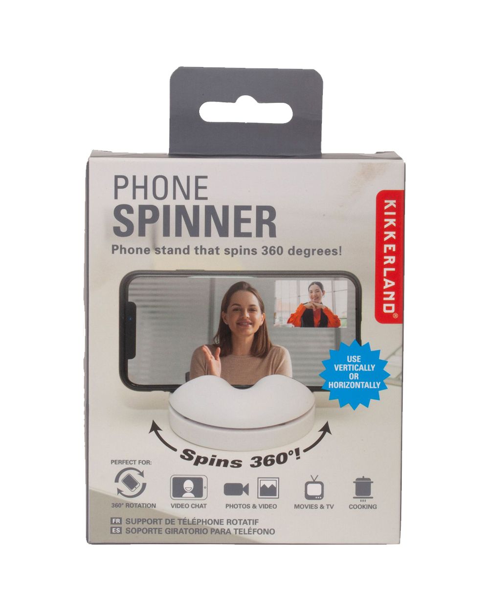 NUTITELEFONI HOIDIK PHONE SPINNER, WHITE