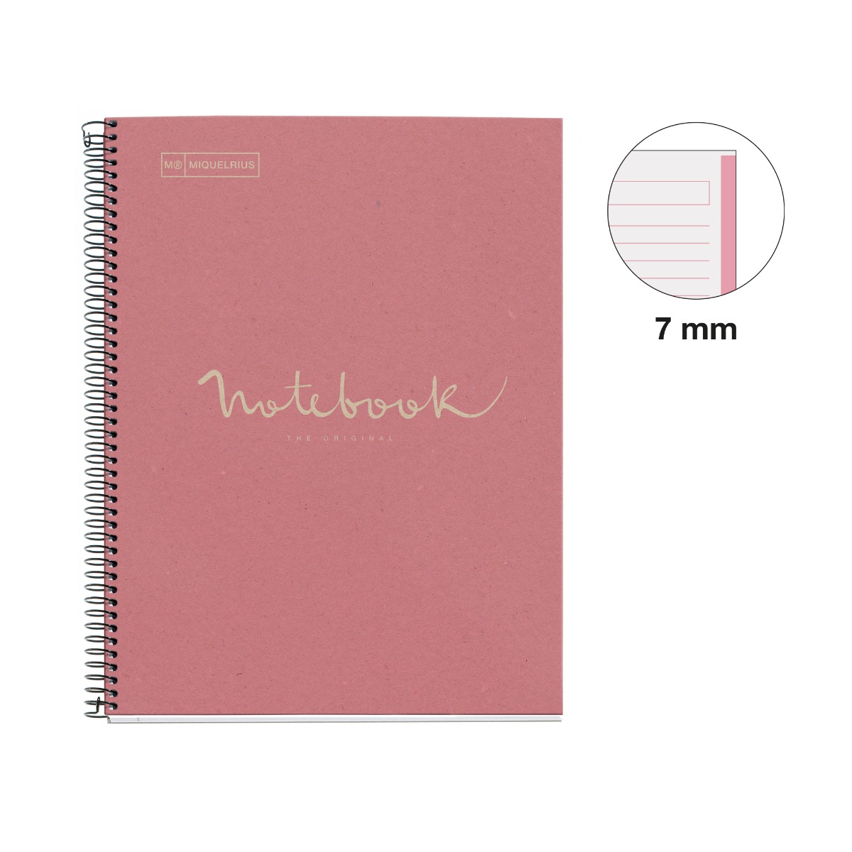 Kaustik A4 80l joon spiraal 4-ne augustus ecopinkemotions, Miquelrius 