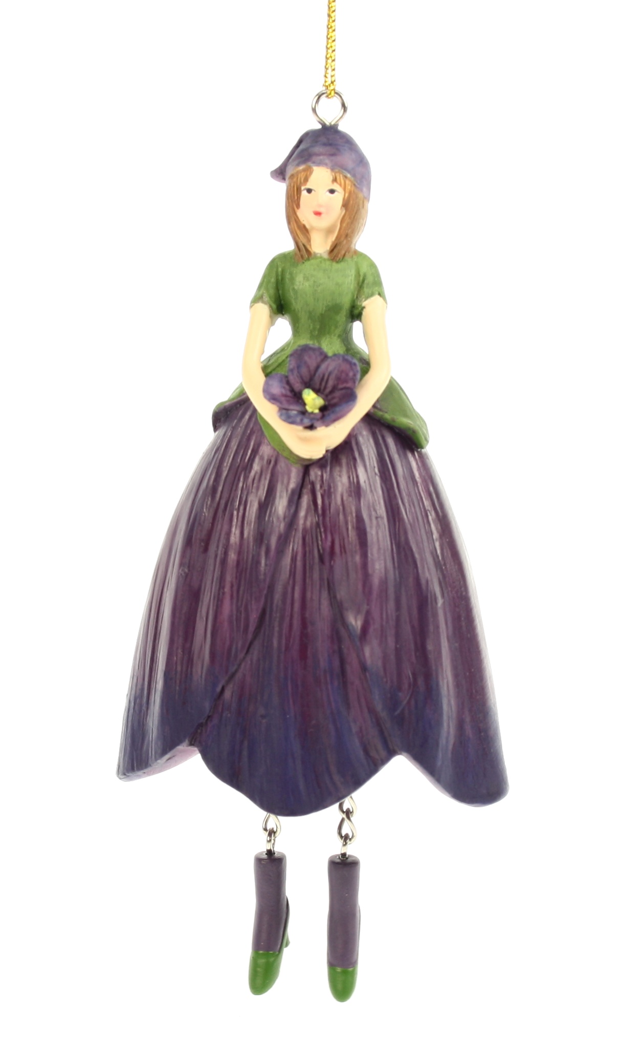 Rippuv kaunistus Flower Girl Viola, 12cm
