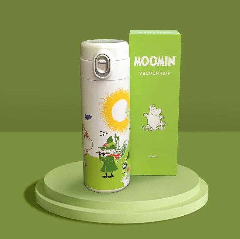 Muumi Termoskruus Roheline kinkekarbis, 420ml
