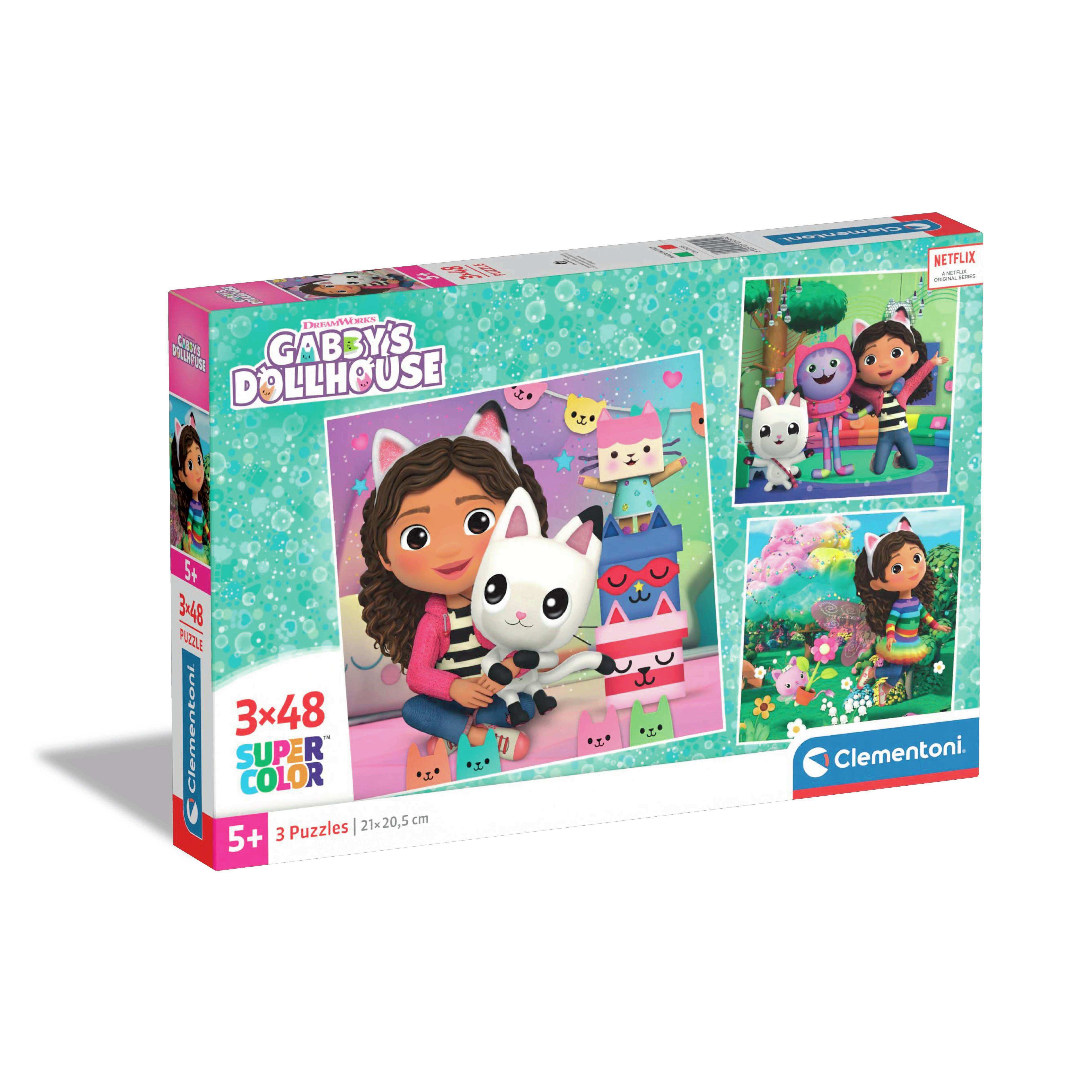 Pusle 3X48 tk Gabby's Dollhouse ruudud